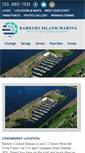 Mobile Screenshot of barkers-island-marina.com
